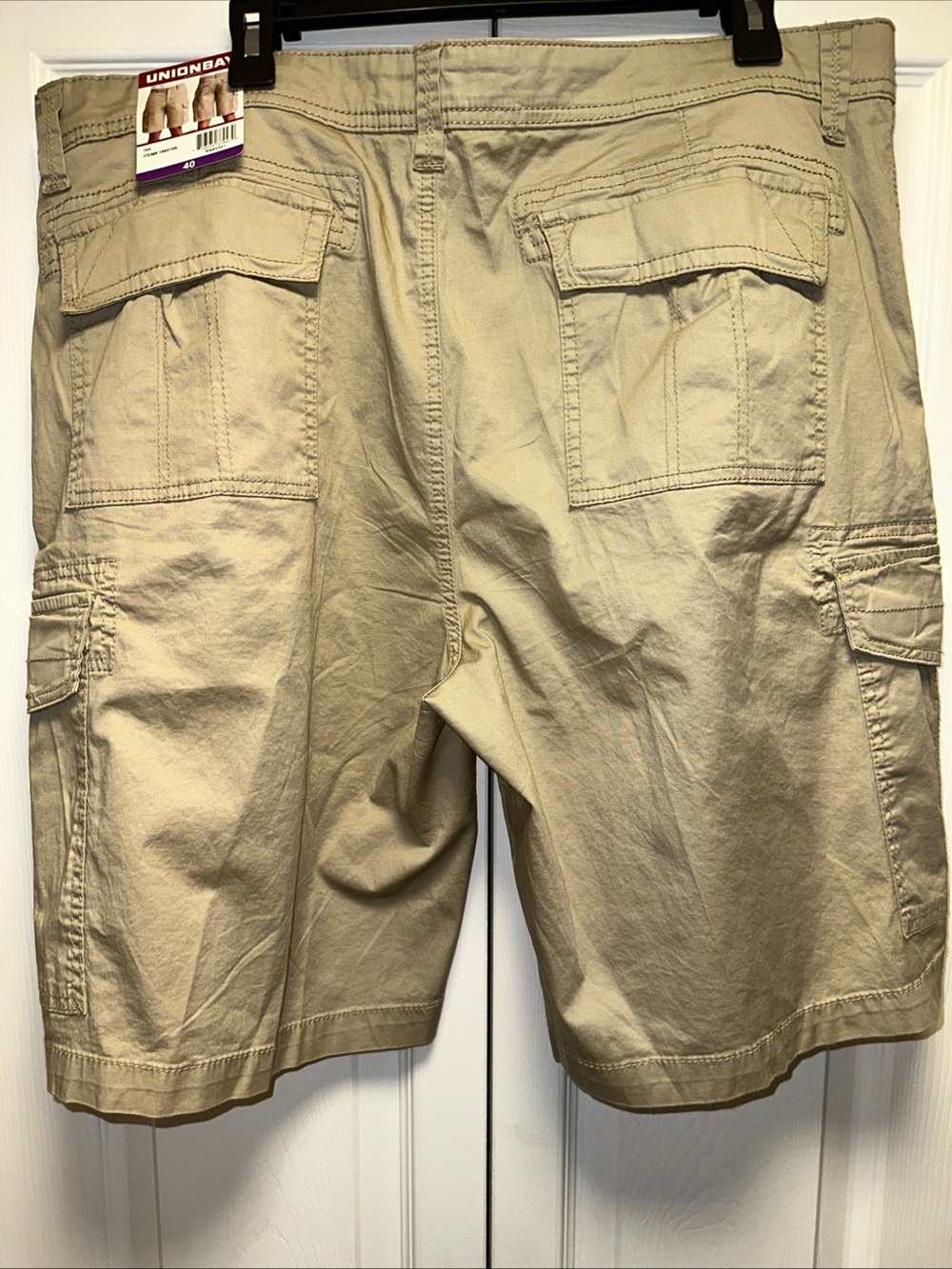 UNIONBAY Men's Tan Cargo Shorts with Multi-Pocket Design